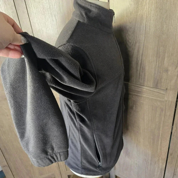 Columbia mens black zip Sweater - Picture 10 of 12